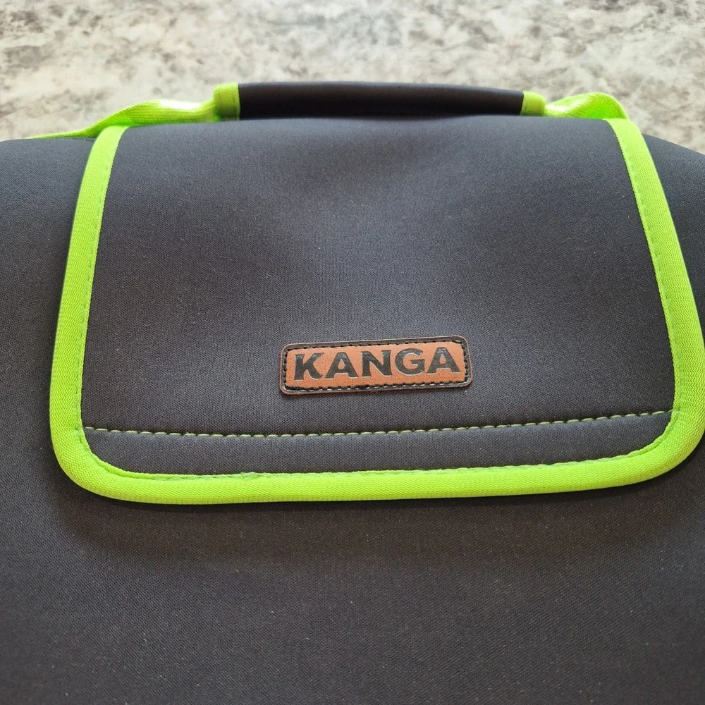 Kanga Kase Mate Cooler 12-Pack Black/Lime Green NEW